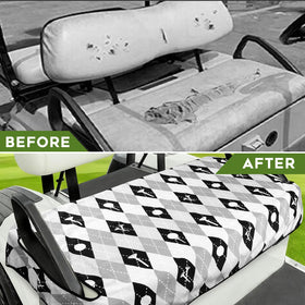 awufncksn golfer gift seat cover makes a thoughtful present for golf lovers.