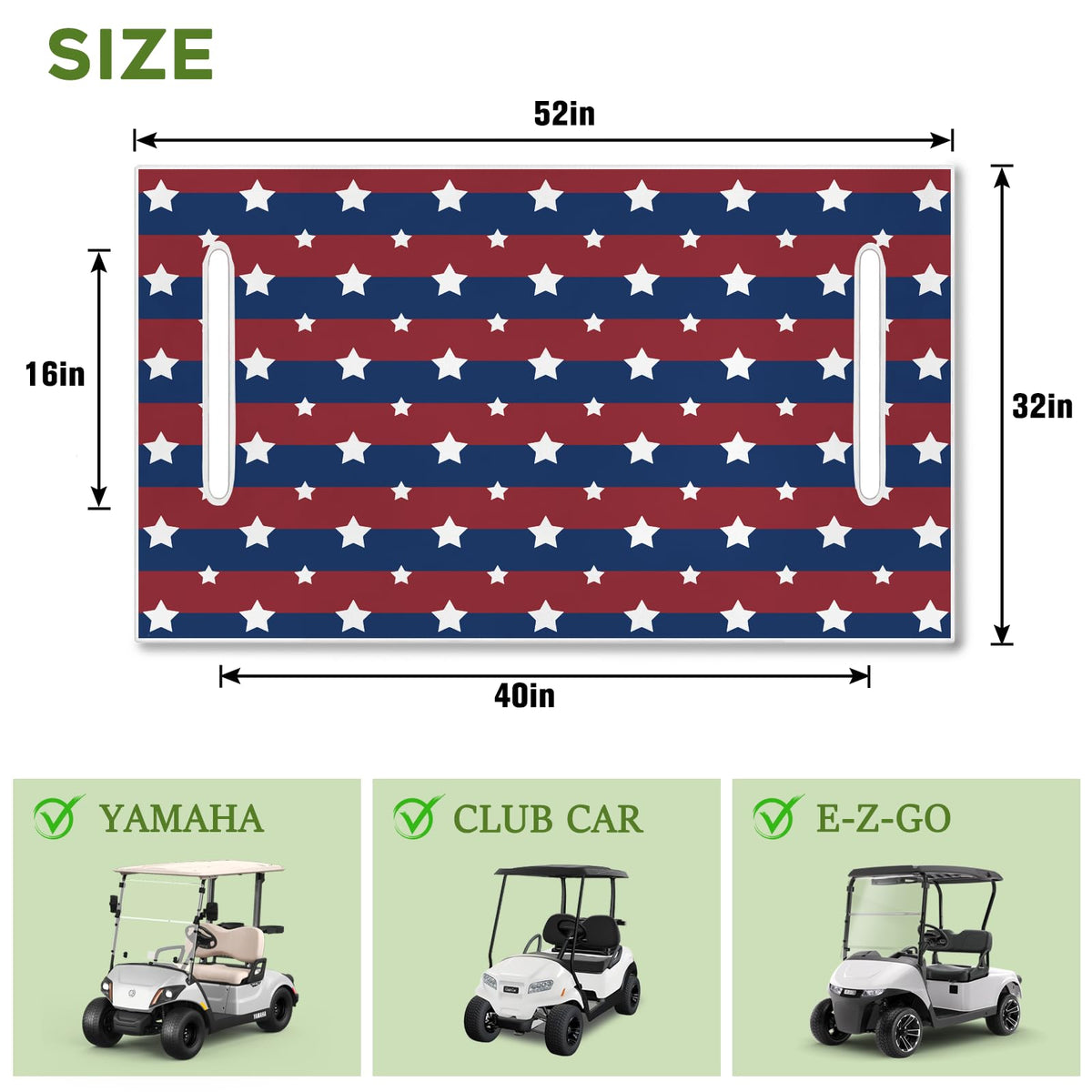 awufncksn independence day cart decor seat cover adds festive red white blue flair