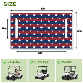 awufncksn independence day cart decor seat cover adds festive red white blue flair