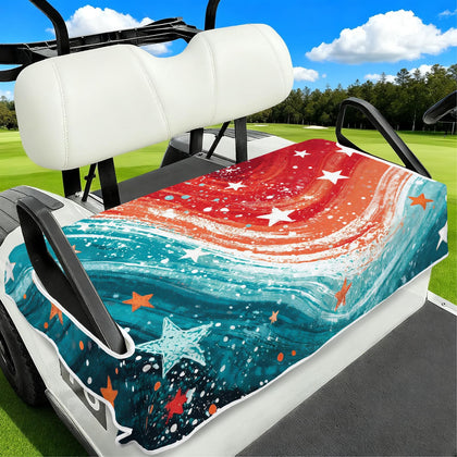 awufncksn Independence Day seat cover 52x32 adds festive style and seat protection.