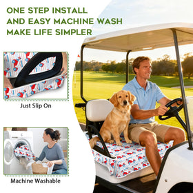 awufncksn machine-washable fabric keeps your cart fresh after rides