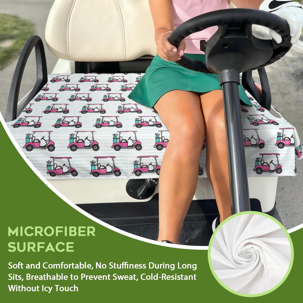 awufncksn machine-washable fabric makes cleaning easy after rounds.
