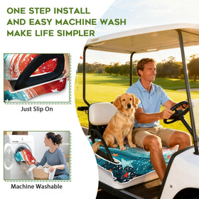 awufncksn machine washable seat cover easy to clean after use.