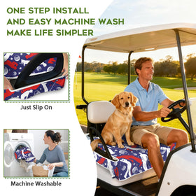 awufncksn machine-washable seat cover simplifies cleaning after rounds