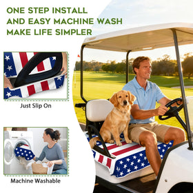 awufncksn One-step install seat cover is quick to fit with no tools