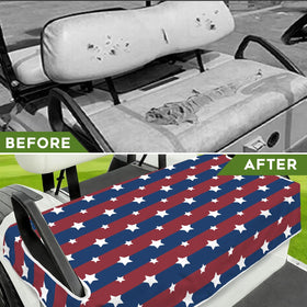 awufncksn parade-ready seat cover enhances club car appearance and protection