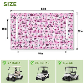 awufncksn pink seat towel blanket adds soft warmth and style on cart