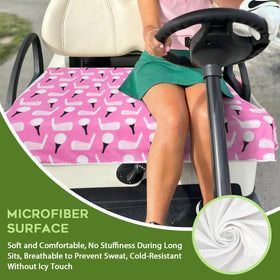awufncksn pink 2-seat cover offers easy, one-step installation for clubs