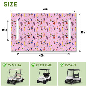 awufncksn polyester-spandex material close-up for year-round comfort and seat protection.