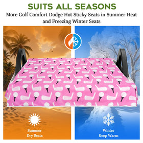 awufncksn polyester-spandex seat cover adds year-round comfort
