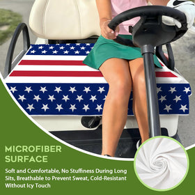 awufncksn Polyester-spandex seat cover offers year-round comfort and spill resistance