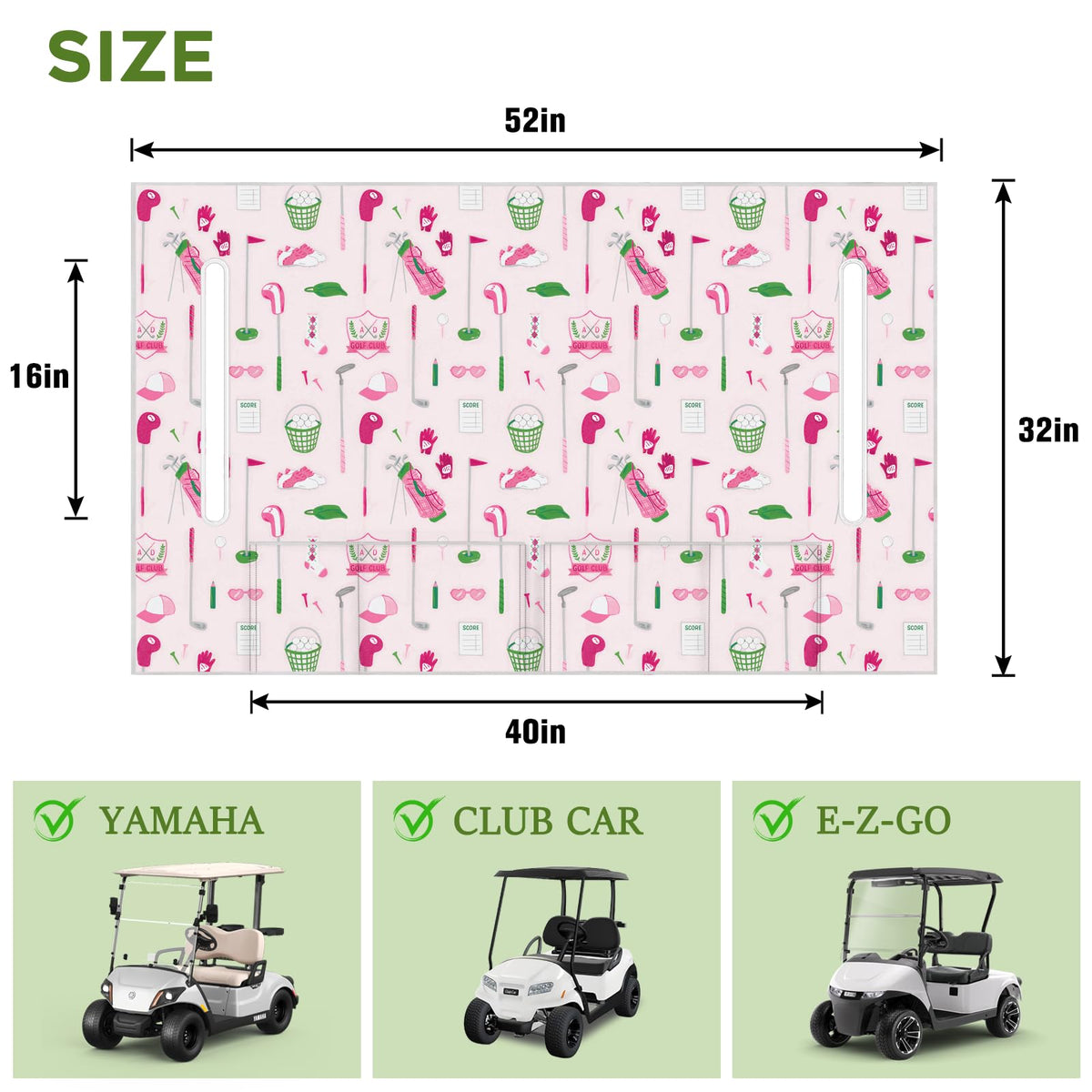awufncksn four-pocket seat cover keeps sunglasses, towel, and bottle within reach.
