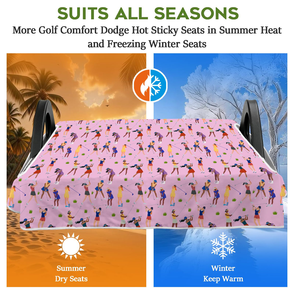 awufncksn seat cover barrier protects against dust and stains during round.