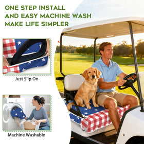 awufncksn easy-install machine-washable seat cover for quick cleanup
