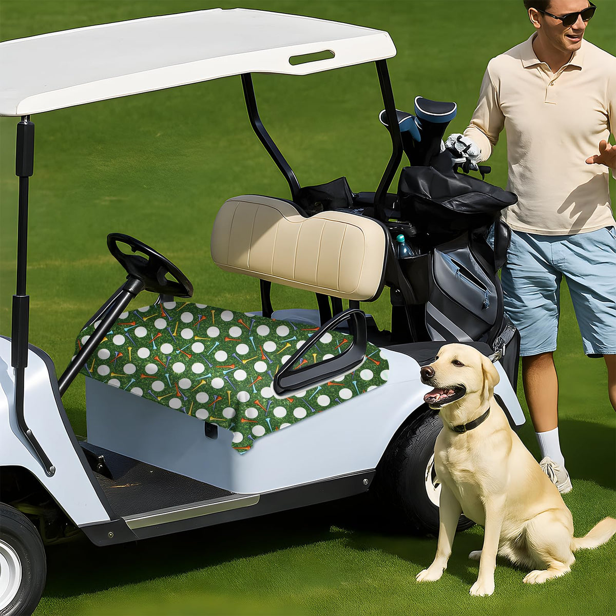 awufncksn stylish prints elevate cart appearance for gifting to golf lovers