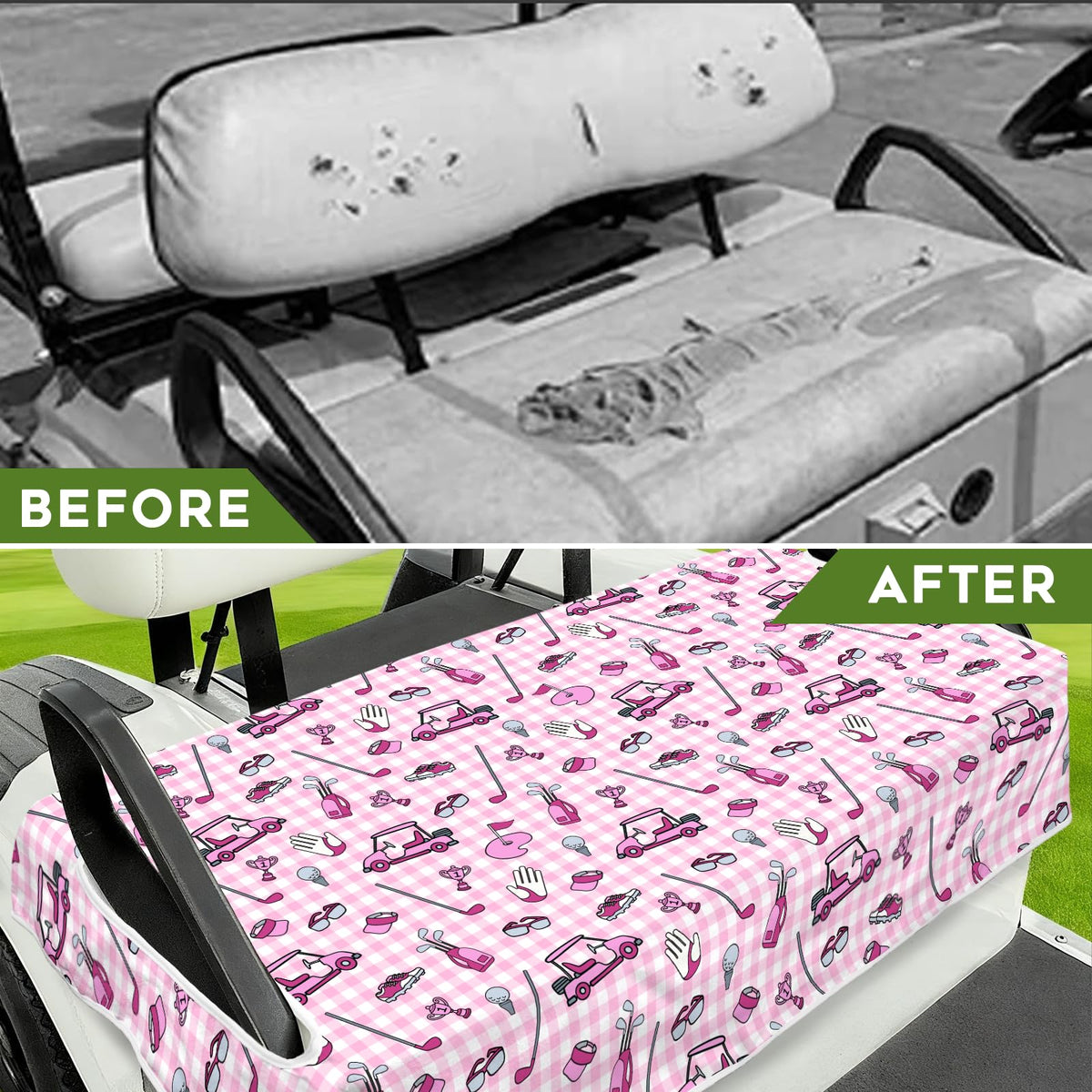 awufncksn stylish gift for golfers and cart lovers