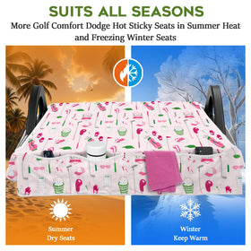 awufncksn stylish pink print enhances cart aesthetics and gift appeal.
