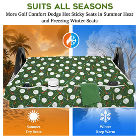 awufncksn stylish prints enhance cart aesthetics for gift-worthy golf accessories.