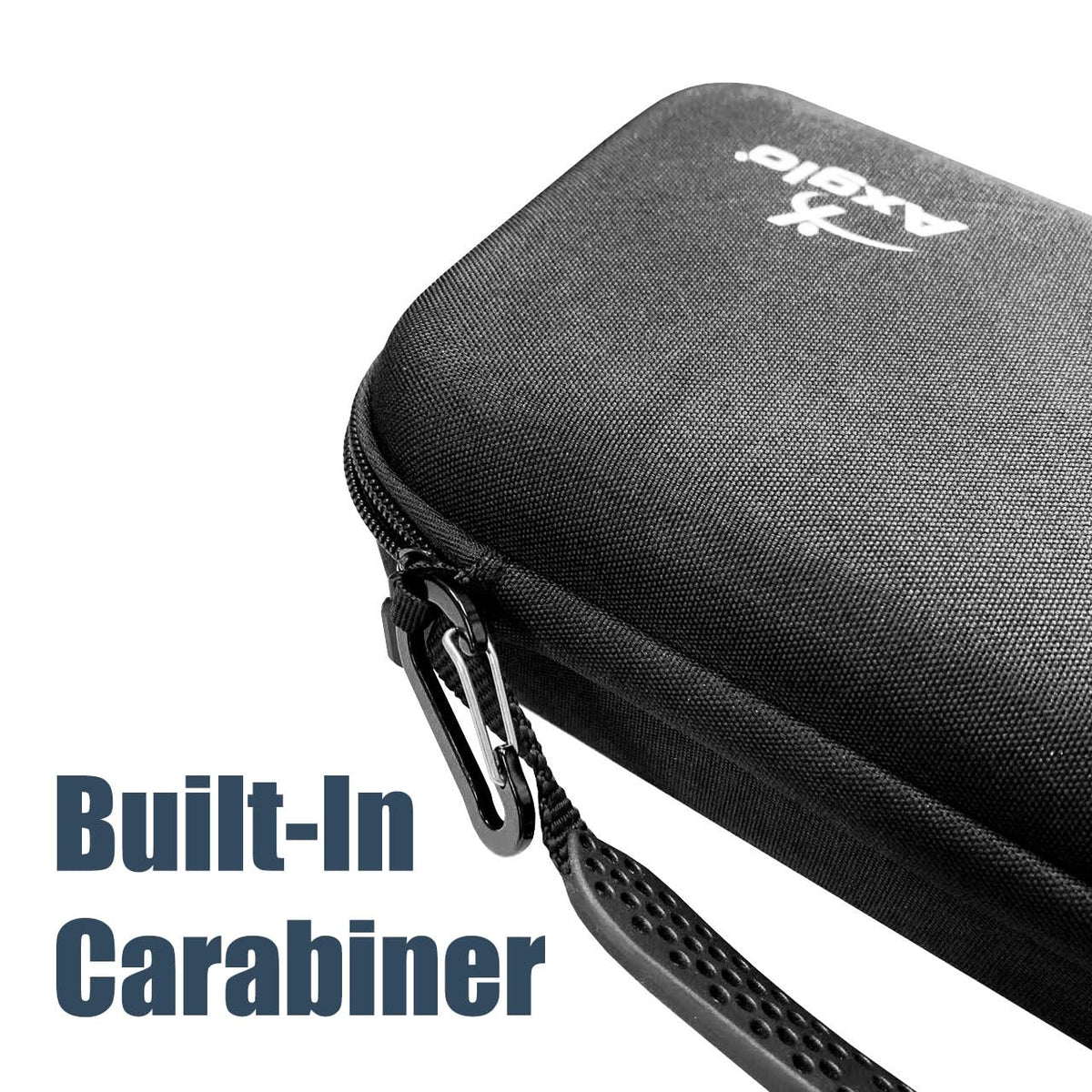 Axglo durable zippered golf pouch with secure closure