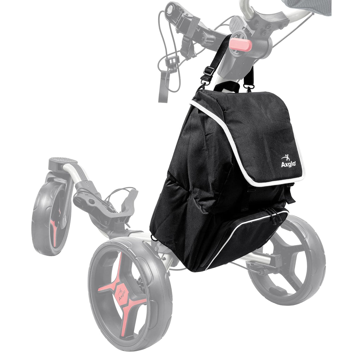 Axglo insulated cooler bag keeps beverages cold in hot conditions during golf