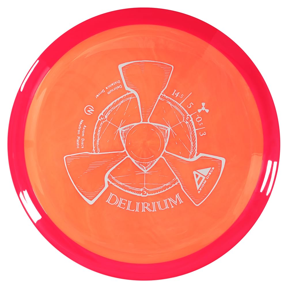 Axiom Delirium Neutron distance driver front view, premium plastic and sleek design