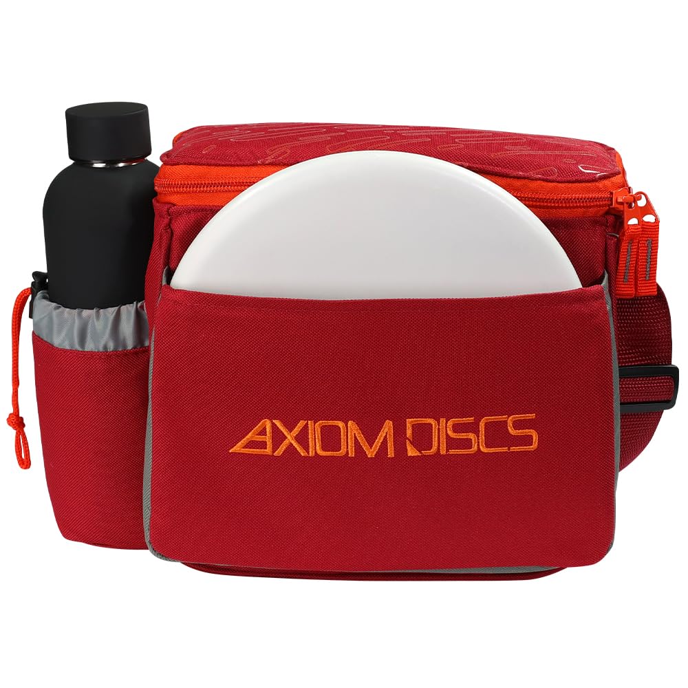 Axiom Discs Cell Bag side pocket keeps essentials within easy reach on the course.