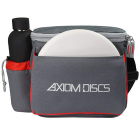 Axiom Discs Cell bag side pocket shown for quick access to essentials during play
