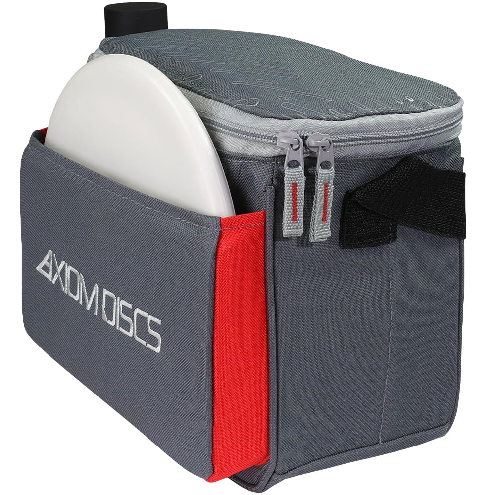 Water bottle holder on the Cell bag keeps hydration in reach during a round