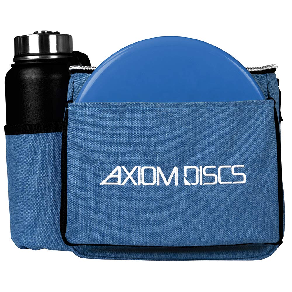 Axiom Discs Cell bag with drink holder ideal for on-course hydration.