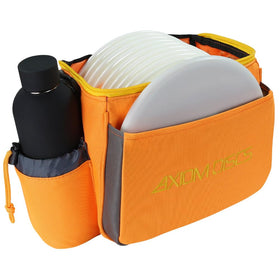 Axiom Discs Cell Starter Bag front view highlighting compact, portable design for casual rounds.