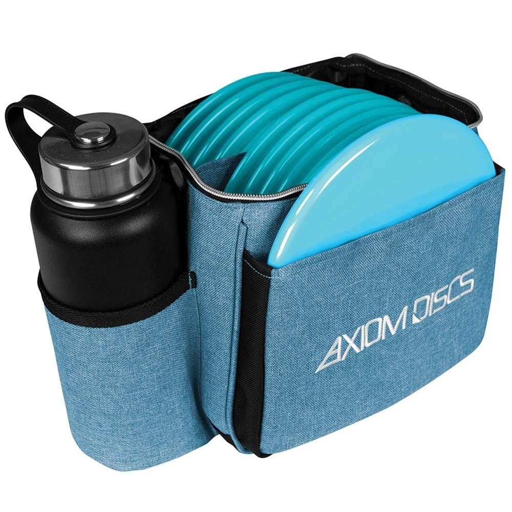 Axiom Discs Cell bag front view shows compact starter capacity for discs.