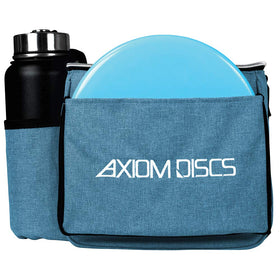 Axiom Discs Cell bag side pocket highlights secure valuables storage.