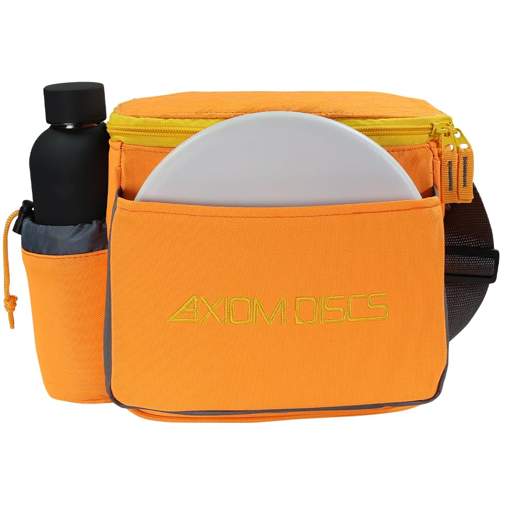 Axiom Discs Cell Starter Bag side pocket showing secure valuables storage during rounds.