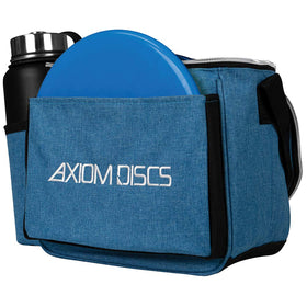 Axiom Discs Cell zippered pocket stores scorecard and keys securely.