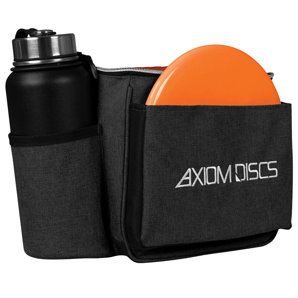 Axiom Discs Cell drink holder closeup emphasizes on-course hydration.