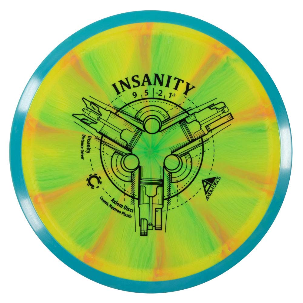 Close-up of Cosmic Neutron swirl on Insanity showing color and texture.