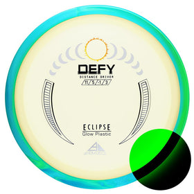 Axiom Eclipse Glow 2.0 Defy shows a controlled overstable end during release.
