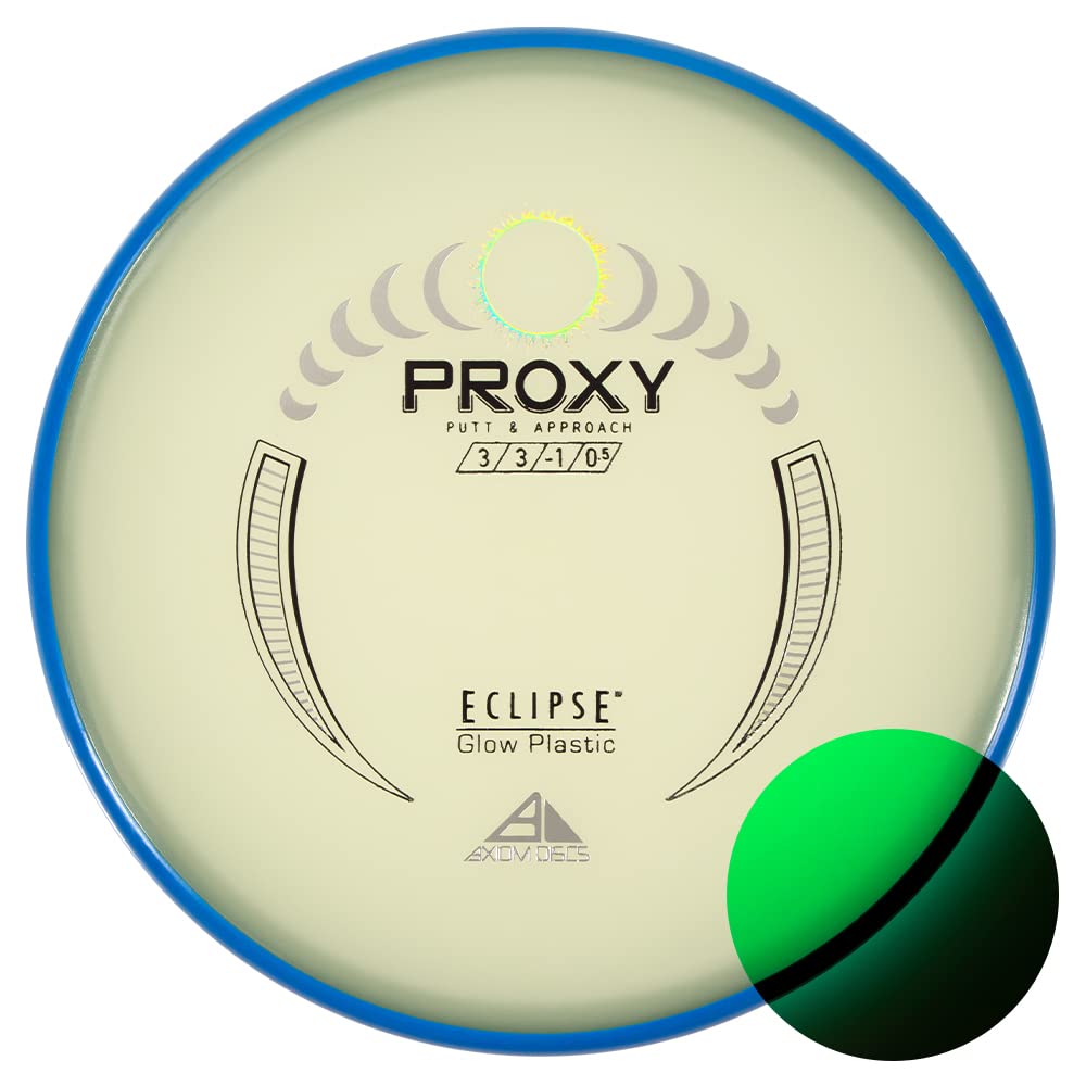 Axiom Discs Eclipse Glow 2.0 Proxy putter front view for reliable putting