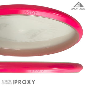 Axiom Discs Eclipse Glow 2.0 Proxy putter in hand showing grip and balance