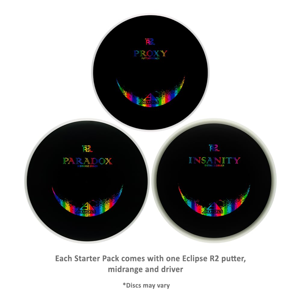 Axiom Discs Eclipse R2 Paradox midrange shown for controlled midrange throws.