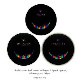 Axiom Discs Eclipse R2 Paradox midrange shown for controlled midrange throws.