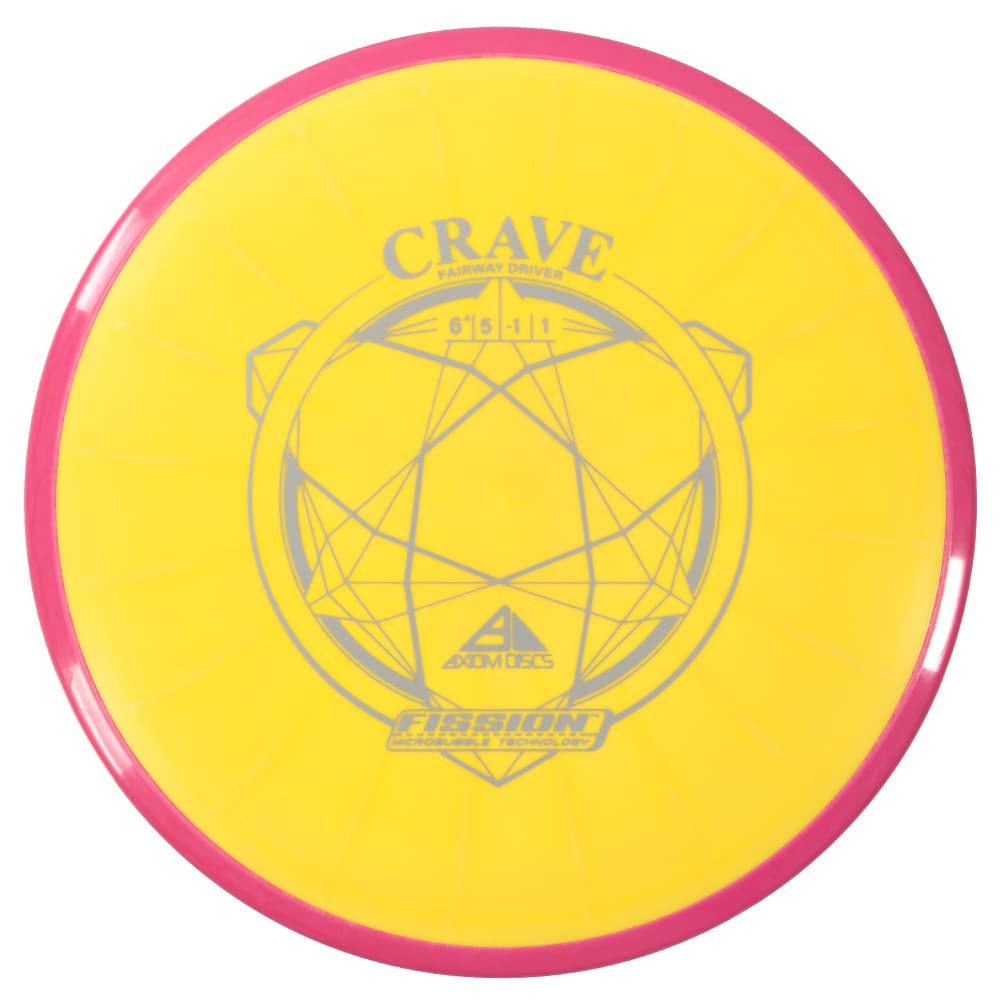 Axiom Discs Fission Crave ultralight core with microbubble tech for weight distribution.
