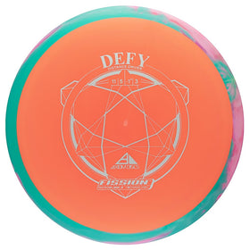 Axiom Discs Fission Defy distance driver front view for straight, long throws.