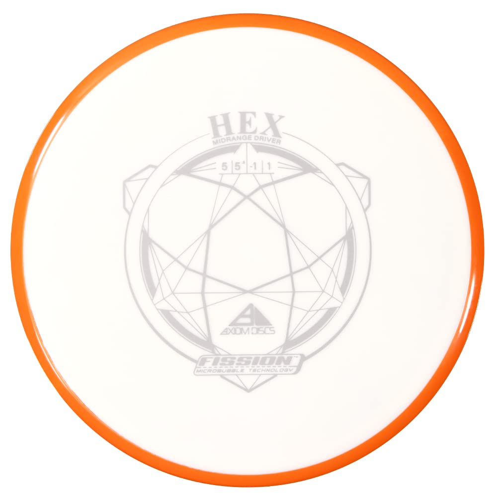 Axiom Discs Fission Hex midrange forehand release with clean fade.