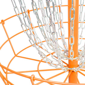 Axiom Discs Lite orange basket assembled for quick setup, practice ready.