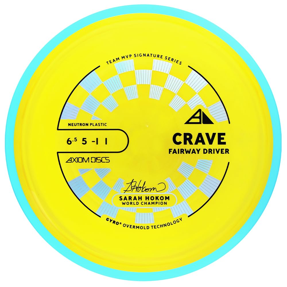 Axiom Discs Neutron Crave worn-stable profile for dependable fairway control.