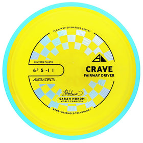 Axiom Discs Neutron Crave worn-stable profile for dependable fairway control.