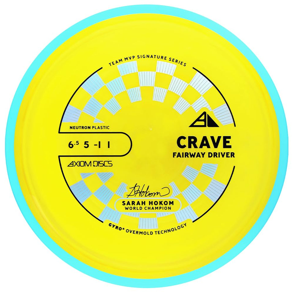 Axiom Discs Neutron Crave worn-stable profile for dependable fairway control.