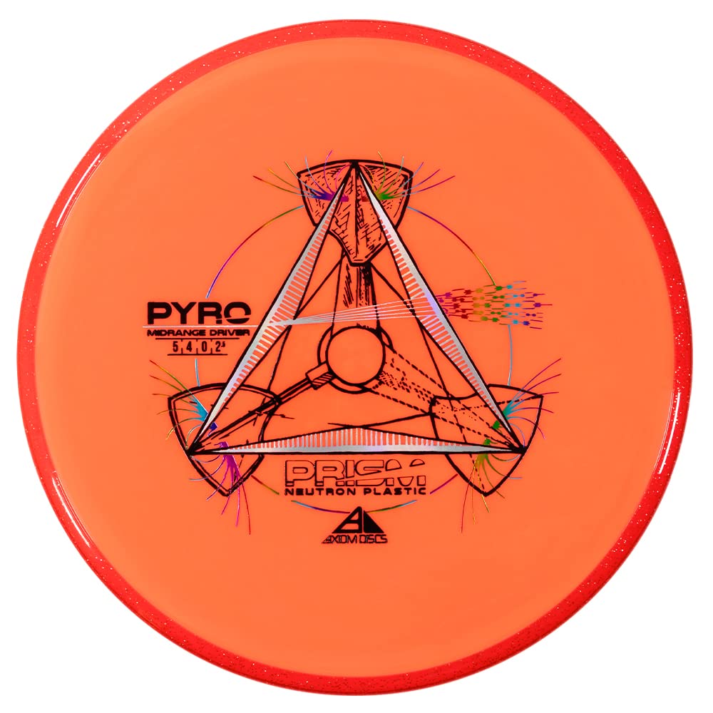 Axiom Prism Neutron Pyro in hand ready for a controlled throw