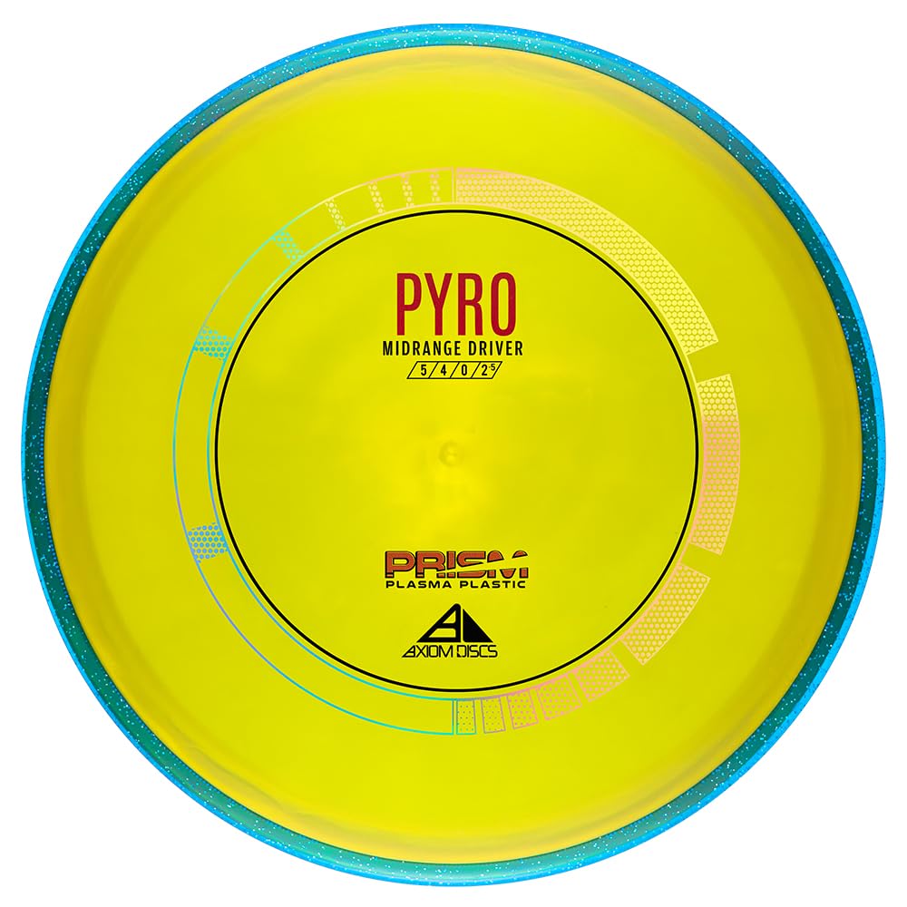 Axiom Discs Prism Plasma Pyro midrange in flight showing overstable behavior in wind